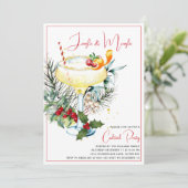 ジンルアンドミングルカクテルホリデーパーティー 招待状 (スタンド正面)