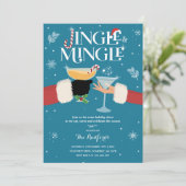 ジンルアンドミングルクリスマスホリデーカクテルパーティー 招待状 (スタンド正面)