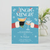 ジンルアンドミングルクリスマスホリデーカクテルパーティー 招待状 (スタンド正面)