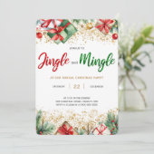 ジンルアンドミングルホリデーパーティー 招待状 (スタンド正面)