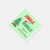 ジンルアンドミングル誕生日 スタンダードカクテルナプキン (角)