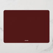 ジンルオールザウェイおもしろいホリデーカード 箔シーズンカード (裏面)