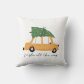 ジンルオールザウェイカークリスマスツリーホリデイ クッション (裏面)