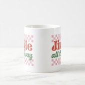 ジンルオールザウェイレトログルービークリスマス コーヒーマグカップ (中央)