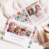 ジンルオールザウェイレトロファミリーホリデーカード シーズンカード