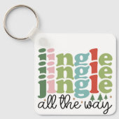 ジンルザウェイレトログルービークリスマスホリデー キーホルダー (正面)