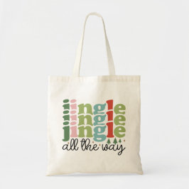 ジンルザウェイレトログルービークリスマスホリデー トートバッグ