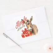 ジンルザオールウェイクリスマスファームロバ スクエアシール (封筒)