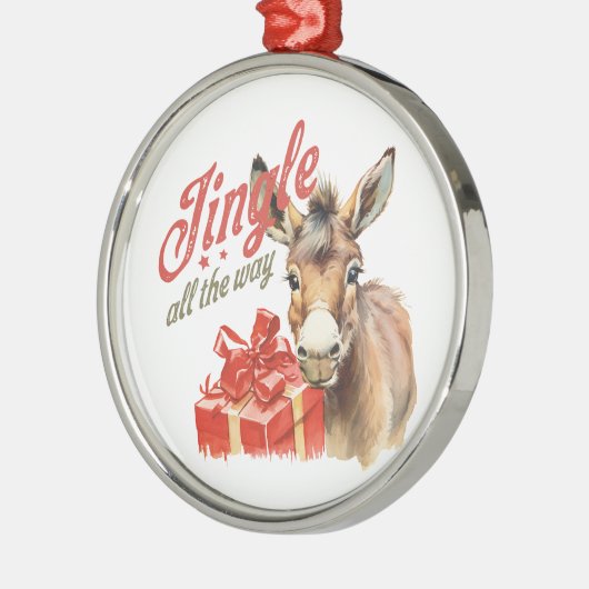 ジンルザオールウェイクリスマスファームロバ メタルオーナメント (左)