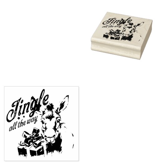 ジンルザオールウェイクリスマスファームロバ ラバースタンプ (押印)