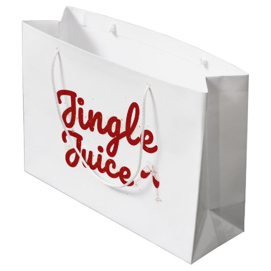 ジンルジュースホリデーパーティー ラージペーパーバッグ (裏面アングル)