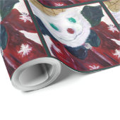 ジンルベアラッピング紙グリーン ラッピングペーパー (ロールコーナー)