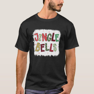 ジンルベルおもしろいズクリスマスファミリーパジャマブリーチ Tシャツ
