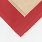 ジンルベルクリスマスヴィンテージ楽譜 フリースブランケット (角)