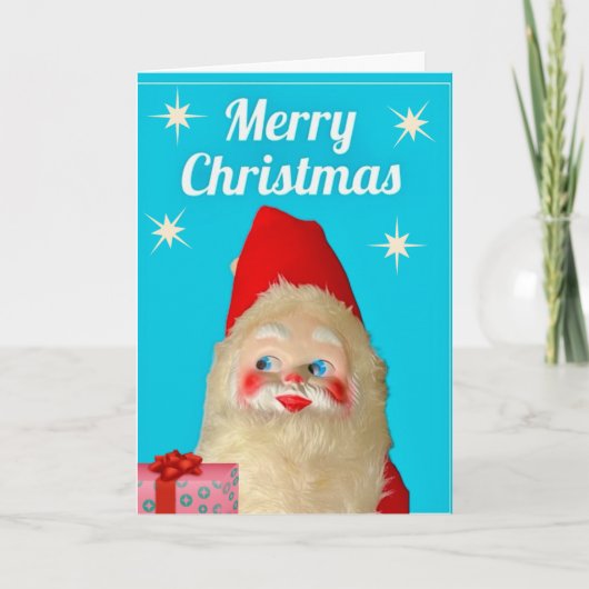 ジンルベルジヴレトロキッチーサンタクリスマス カード (正面)