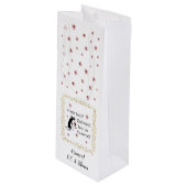 ジンルベルズクリおもしろいスマス引用文 ワインギフトバッグ (正面アングル)