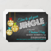 ジンルベルズクリスマスパーティの招待状 招待状 (正面/裏面)