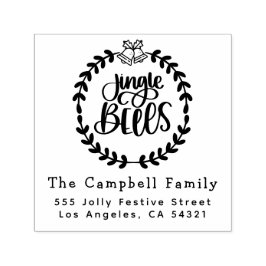 ジンルベルズクリスマスファミリーネーム差出人住所 セルフインキングスタンプ