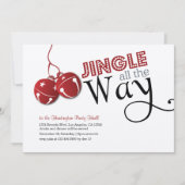 ジンルベルズクリスマスホリデー招待状カード 招待状 (正面)