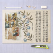 ジンルベルズシートミュージックホースライホリデイ 薄葉紙 (クラフト)