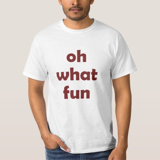 ジンルベルズジンルザーズOh何おもしろい Tシャツ (正面)
