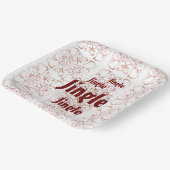 ジンルベルズホリデークリスマス ペーパープレート (傾斜あり)