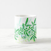 ジンルベルズホリデーポップ・アートのアートスタイルマグカップ コーヒーマグカップ (中央)