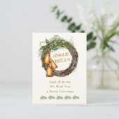 ジンルベルズホリーパインクリスマスホリディハガキ シーズンポストカード (スタンド正面)