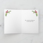 ジンルベルズホリーパインクリスマスホリデーカード シーズンカード (内部)