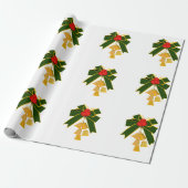 ジンルベルズホワイトラッピング紙 ラッピングペーパー (アンロールド)