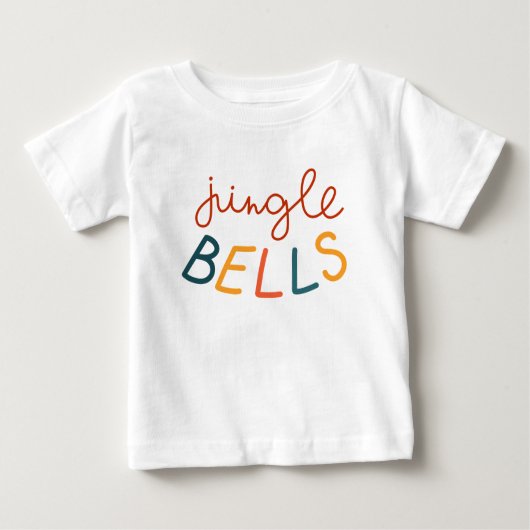 ジンルベルズマイ初めてのクリスマス ベビーTシャツ (正面)