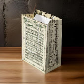 ジンルベルズミュージックシート抱き枕 ミディアムペーパーバッグ