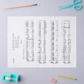 ジンルベルズミュージックホリデーティシュデクページ紙 薄葉紙 (クラフト)