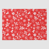 ジンルベルズレッドフェスティバルクリスマスホリデー 薄葉紙 (正面)