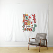 ジンルベルナース、クリスマスナース、クリスおもしろいム タペストリー (インサイチュ(横))