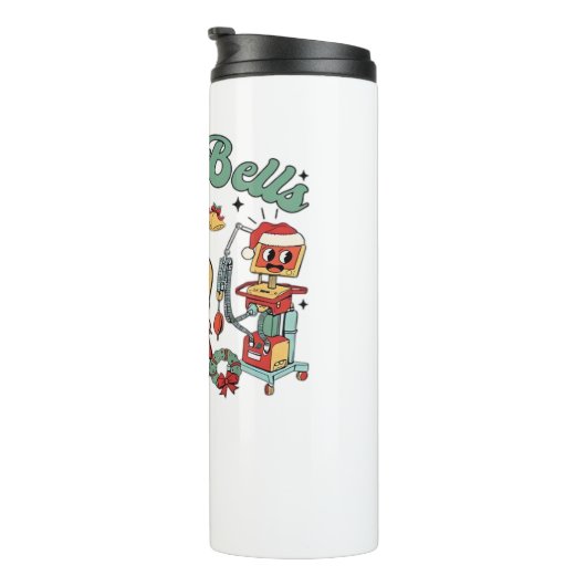 ジンルベルナース、クリスマスナース、クリスおもしろいム タンブラー (回転右)