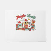 ジンルベルナース、クリスマスナース、クリスおもしろいム ドアマット (正面)