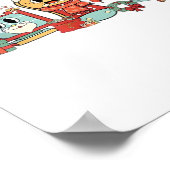 ジンルベルナース、クリスマスナース、クリスおもしろいム ポスター (角)