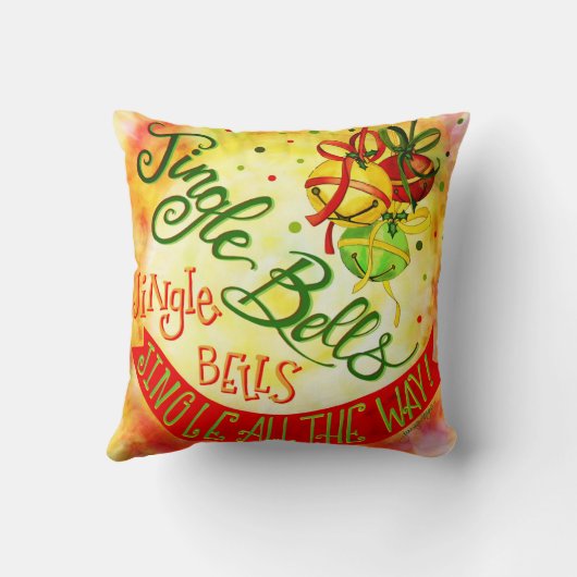 ジンルベルフェスティバルおもしろいインスピリシティクリスマス クッション (裏面)