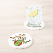 ジンルベルフェスティバルクリスマス小妖精や小人 コースター (側面)