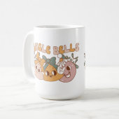 ジンルベルメリークリスマスコーヒーマグを飲む コーヒーマグカップ (正面左)