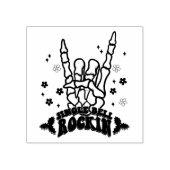 ジンルベルロックンスケルトンハンドスタンプ ラバースタンプ (インプリント)