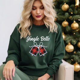 ジンルベル&バッファロープライドのクリスマスベルモダン スウェットシャツ