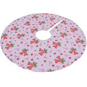 ジンルベル ブラッシュドポリエステルツリースカート (アングル)