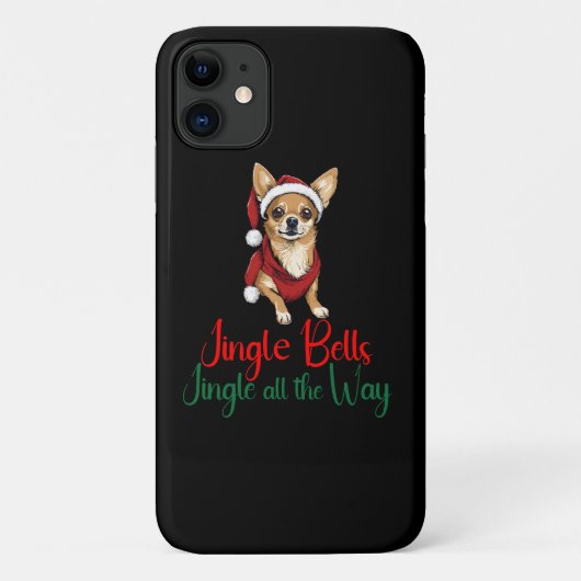 ジンルベル、犬のすべての方法をジングル Case-Mate iPhoneケース (裏面)