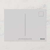 ジンルボーンズSANTA，ホリデースケルトン&ストッキング ポストカード (裏面)