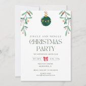 ジンルミングルクリスマスパーティの招待状 招待状 (正面)