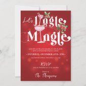 ジンルミングルクリスマスホリデーシーズンクリスマスパーティー 招待状 (正面)