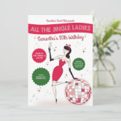 ジンルレディースナイトアウトディスコボールレトロホリデイ 招待状 (スタンド正面)