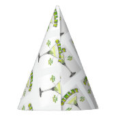 ジンレットマルティーニカクテルレシピアート パーティーハット (裏面)